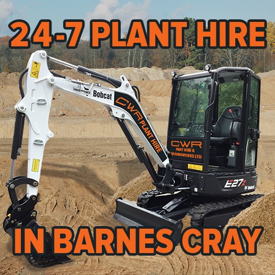 Plant hire in Barnes Cray